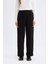 Relax Fit Beli Lastikli Basic Düz Krep Pantolon D6884AX24WN 1
