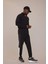 Fit Sporcu Standart Fit Jogger Eşofman Altı İçi Yumuşak Tüylü Skuba Dalgıç Kumaş B4537AX25SP 1