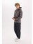 Regular Fit Eşofman Altı Cepli Basic Düz Beli Bağcıklı Lastikli Paça D4416AX25SP 4