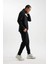 Fit Sporcu Jogger Eşofman Altı Slim Fit Dar Kesim Skuba Dalgıç Kumaş Standart Paça C0485AX24AU 4