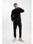 Fit Sporcu Jogger Eşofman Altı Slim Fit Dar Kesim Skuba Dalgıç Kumaş Standart Paça C0485AX24AU 5