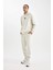Fit Sporcu Jogger Eşofman Altı Standart Fit Normal Kesim Beli Paçası Lastikli D2047AX24AU 4