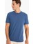 %100 Pamuk New Regular Fit Bisiklet Yaka Basic Düz Kısa Kollu Tişört V7699AZ25SP 4