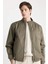 Su İtici Slim Fit Mont Ceket Dar Kesim Dik Yaka Fermuarlı Cepli Astarlı Mevsimlik Hafif İnce D1238AX24WN 1