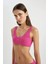Regular Fit Çiçekli Jakarlı Bikini Üstü-Fall in Love B6901AX24SM 5