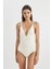 Regular Fit Brode İnce Askılı Mayo-Fall in Love B6898AX24SM 3
