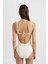 Regular Fit Brode İnce Askılı Mayo-Fall in Love B6898AX24SM 5