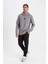 Fit Jogger Eşofman Altı Slim Fit Dar Kesim Beli Lastikli Cepli Düz Paça S3309AZ24AU 5