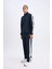 Fit Sporcu Jogger Eşofman Altı Standart Fit Standart Paça Beli Lastikli Cepli D1957AX24AU 5