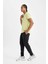 Fit Jogger Eşofman Altı Slim Fit Dar Kesim Dokuma Üç Cepli Fermuarlı Paça B2780AX24SM 2