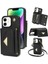 IPhone 12 Akordeon Kart Cüzdan Kılıf Crossbody Kayış Pu ile Uyumlu (Yurt Dışından) 1