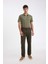 Regular Fit Normal Kesim Pantolon Düz Paça Cepli Basic Düz D1049AX24WN 3