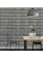 50X54 cm 0,27 M² Gri Silinebilir Kendinden Yapışkanlı Duvar Kağıdı Esnek Panel 3D Tuğla Desen 1