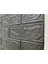 50X54 cm 0,27 M² Gri Silinebilir Kendinden Yapışkanlı Duvar Kağıdı Esnek Panel 3D Tuğla Desen 3