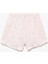 Pamuklu Rahat Kalıp Çiçek Işleme Detaylı Mini Şort Pijama Altı 2