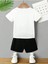 Kıng Basklı Şort/t-Shirt Alt-Üst Yazlık Çocuk Takım 2