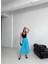 Kadın Keten Toka Detaylı Bilek Boy Wide Leg Pantolon 3