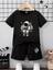 Nasa Astronot Baskılı Şort/t-Shirt Alt-Üs Çocuk Takım 1