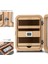Camlı 5 Çekmeceli Puro Kutusu Humidor Siyah 80's 5