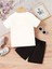 Kuromi 2704 Baskılı Şort/t-Shirt Alt-Üst Çocuk Yazlık Takım 2