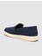 Süet Lacivert Erkek Loafer Ayakkabı 5