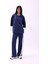 Bisiklet Yaka Oversize Lacivert T-Shirt 2