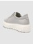 %100 Hakiki Deri Gri Kadın Spor Ayakkabı 5