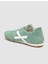 %100 Hakiki Deri Yeşil Süet Bağcıklı Kadın Sneaker 5