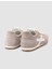 %100 Hakiki Deri Bej Süet Bağcıklı Kadın Sneaker 3