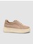 Krem Kadın Sneaker Ayakkabı 1