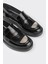 Siyah Deri Kadın Loafer 5