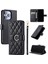 IPhone 15 Pro Kart Yuvaları Tutucu Pu Deri Bilek Kayışı Için Flip Case (Yurt Dışından) 4