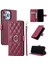 IPhone 14 Pro Max Bilek Kayışı Pu Deri Kart Yuvaları Tutucu Için Flip Case (Yurt Dışından) 5