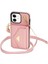 IPhone 12 Akordeon Kart Cüzdan Kılıf Crossbody Kayış Pu ile Uyumlu (Yurt Dışından) 1