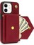 IPhone 12 Akordeon Kart Cüzdan Kılıf Crossbody Kayış Pu ile Uyumlu (Yurt Dışından) 5