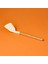 Ahşap Saplı Silikon Geniş Spatula - Krem / Kahverengi 3