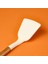 Ahşap Saplı Silikon Geniş Spatula - Krem / Kahverengi 4