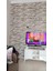 70X38CM Yapışkanlı 3D Tuğla Tv Ünite Arkası Duvar Kağıdı Paneli NW116 2