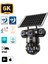 4g 8W 3x Triple Çoklu Ekran 6mp Ultra Hd Yerleşik Pil Tam Renkli Gece Görüşlü Solar Kamera 1