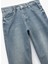 Normal Bel Pamuklu Cepli Vintage Straight Fit Jean Pantolon 4