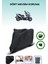 Kymco Xciting Vs 400 Için Arka Çanta Ve Kilit Uyumlu Siyah Motosiklet Branda, Güvenli 1
