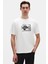 Relaxed Fit Ekru Düz T-Shirt 1