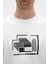 Relaxed Fit Ekru Düz T-Shirt 6