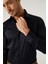 Ds Damat Slim Fit Lacivert Düz Gömlek 2