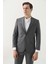 Ds Damat Comfort Fit Gri Düz Travel Takim Elbise 1