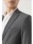 Ds Damat Comfort Fit Gri Düz Travel Takim Elbise 5
