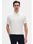 Ds Damat Regular Fit Ekru Pike Dokulu T-Shirt 1