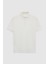 Ds Damat Regular Fit Ekru Pike Dokulu T-Shirt 5