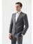 Ds Damat Slim Fit Gri Düz Takim Elbise 1