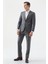 Ds Damat Slim Fit Gri Düz Takim Elbise 2